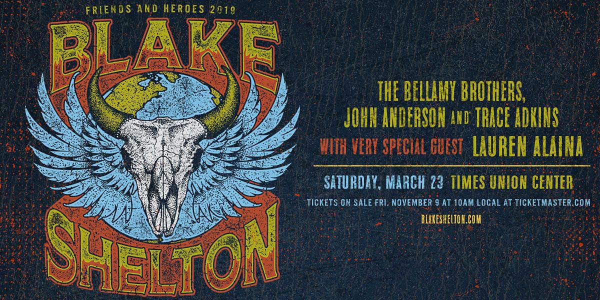 Blake Shelton, March 23, TU Center